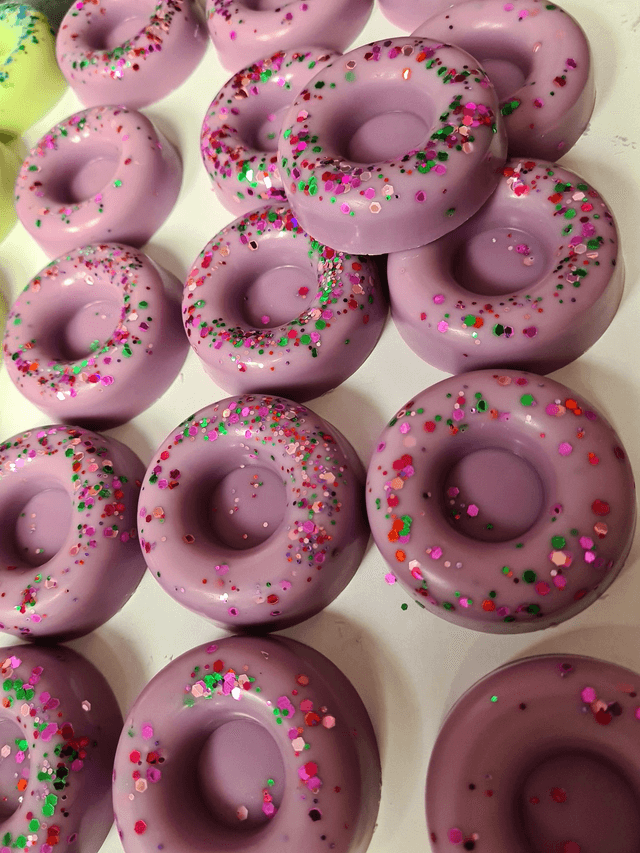 Box of Four Donut Wax Melts (Floral Selection)